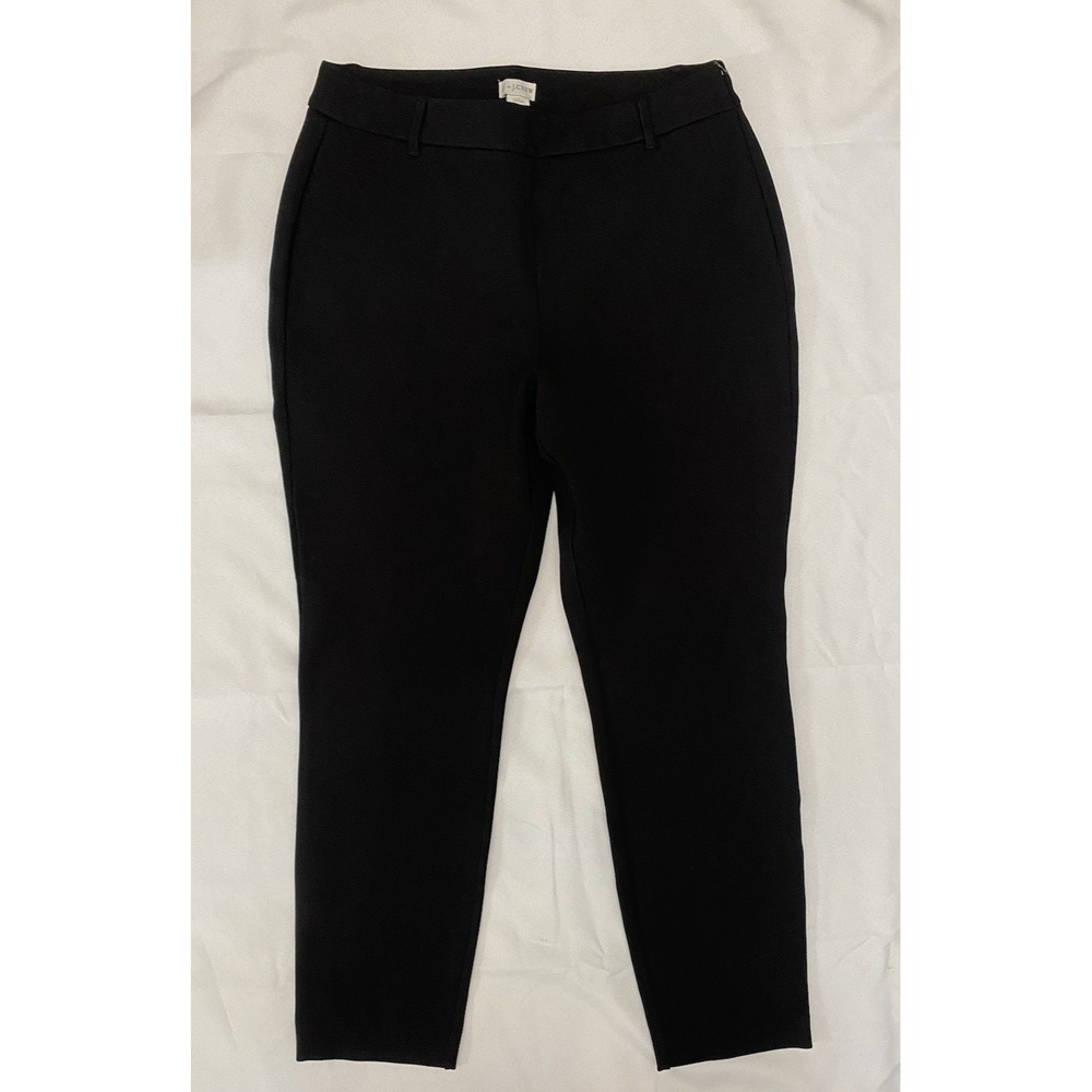 J. By J. Crew Size 14 Ponte Slim Work Pants Black‎ L1308 Work Career Business